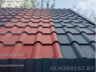 Металлочерепица GrandLine Kamea Rooftop Бархат в Бресте Металлочерепица GrandLine Kamea Rooftop Бархат в Бресте