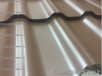 Модульная металлочерепица Plannja Flex Hard Coat Brown