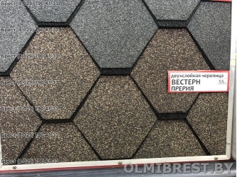 Гибкая черепица Shinglas Вестерн Прерия