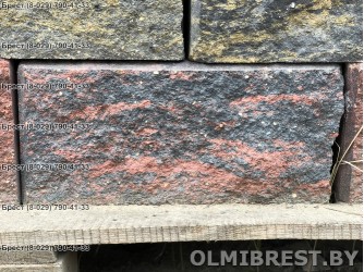 Блоки для забора в Бресте двухцветные