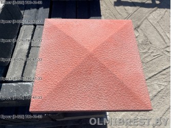 Шляпка на столбики 39x39 Четырёхскатная