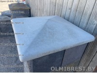 Шляпка на столбики 45х45 Закруглённая Шляпка на столбики 45х45 Закруглённая