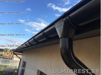 Водосток Grand Line RAL 9005 цвет чёрный