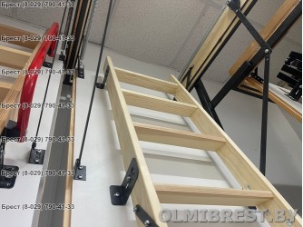 Чердачная лестница НиАн 70х120х280 см