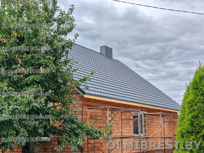 металлочерепица серая брест