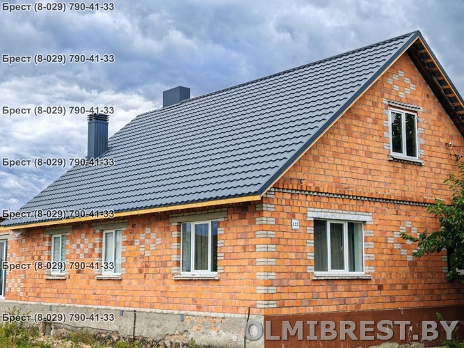 металлочерепица серая брест