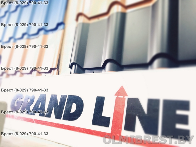 Металлочерепица Grand Line Kamea PurPro матовый на объекте