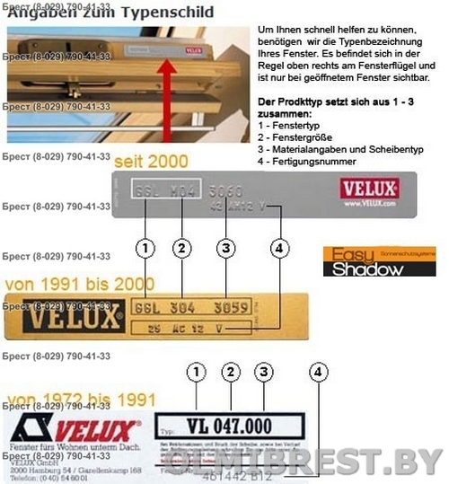 Фото панорамное мансардное окно Velux GPL в Бресте